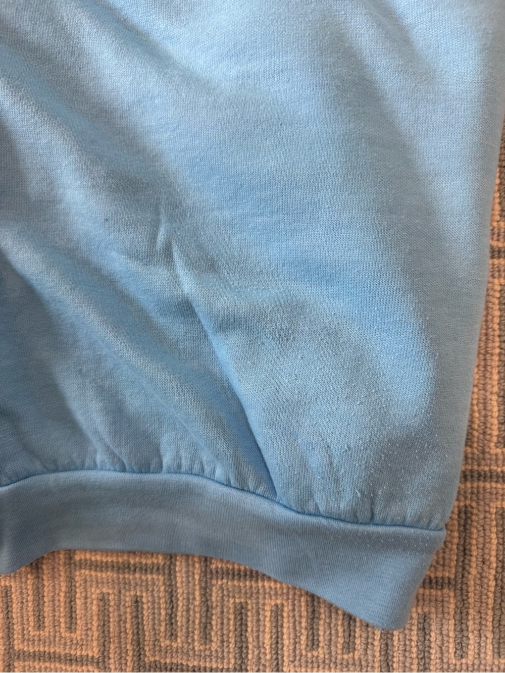 Like new Aviator Nation Light Blue Zip Hoodie with Multi-Stripe Detail - Picture 7 of 9